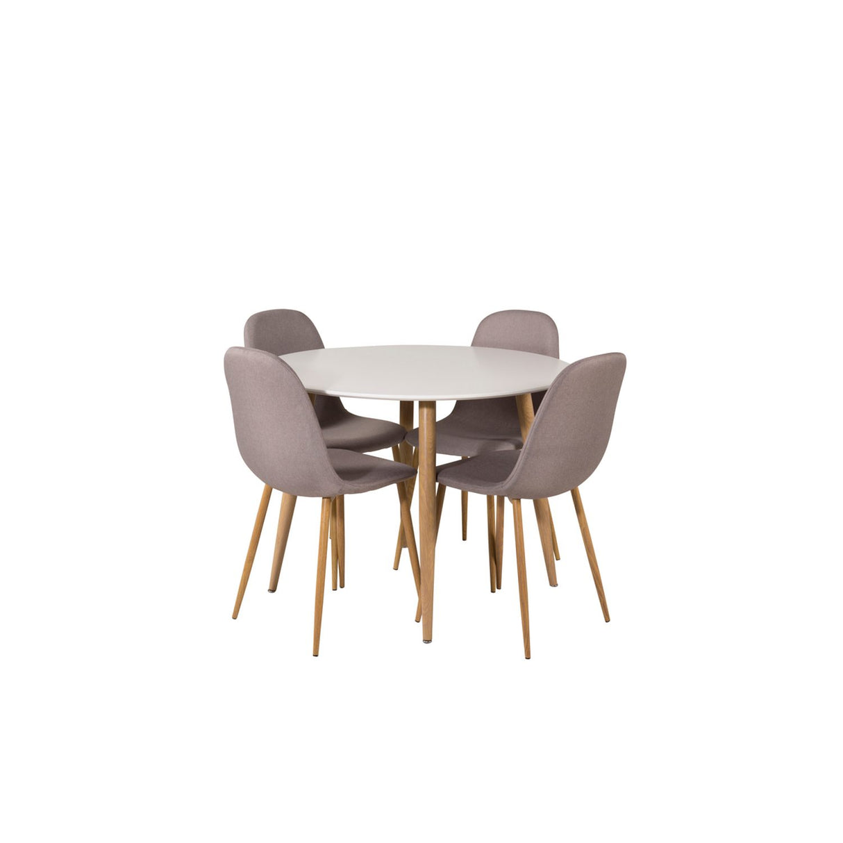 Plaza, Polar Rund matgrupp Natur, Natur, vit, ⌀100