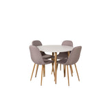 Plaza, Polar Rund matgrupp Natur, Natur, vit, ⌀100