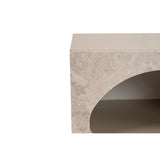 Graz (50 x 40 cm) Nattduksbord Travertinmarmor sandsten