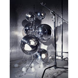 Mirror Ball Golvlampa Silver