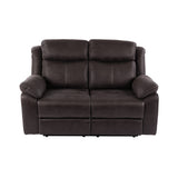 Teddy 2-Sits Reclinersoffa Manuell Brun