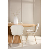 Stjärnö, Lilja Oval matgrupp Beige, Natur, 200 x 90