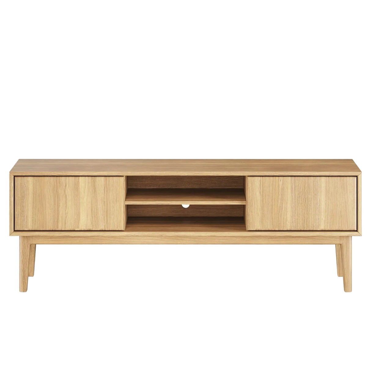 Broholm XL TV-bänk 160x55 cm Oljad Ek