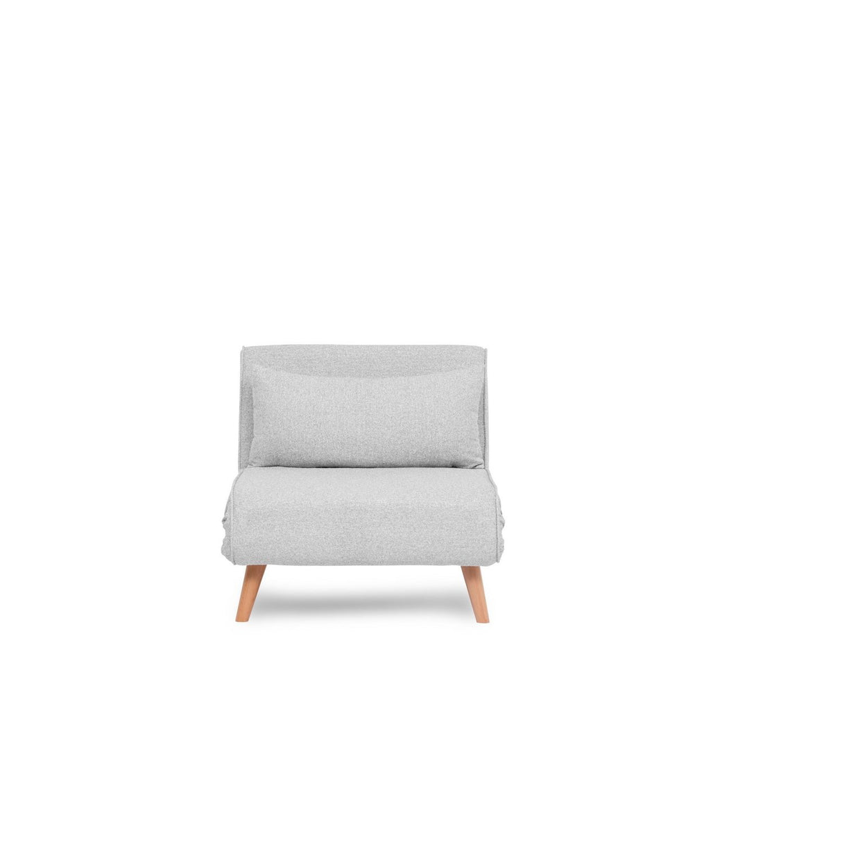 Ohrid enkel (80 x 79 x 80 cm) Grå 1-sits bäddsoffa
