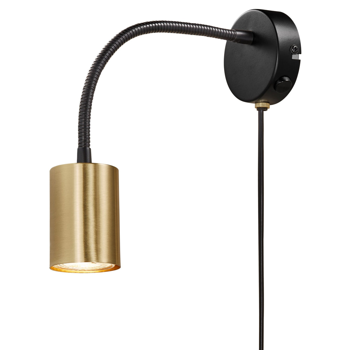 Explore Flex Vägglampa Mässing