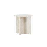 Ålesund Sidobord Beige, ⌀50