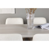Olga, Rosie Rektangulär matgrupp Beige,Svart, Vit, 200 x 90