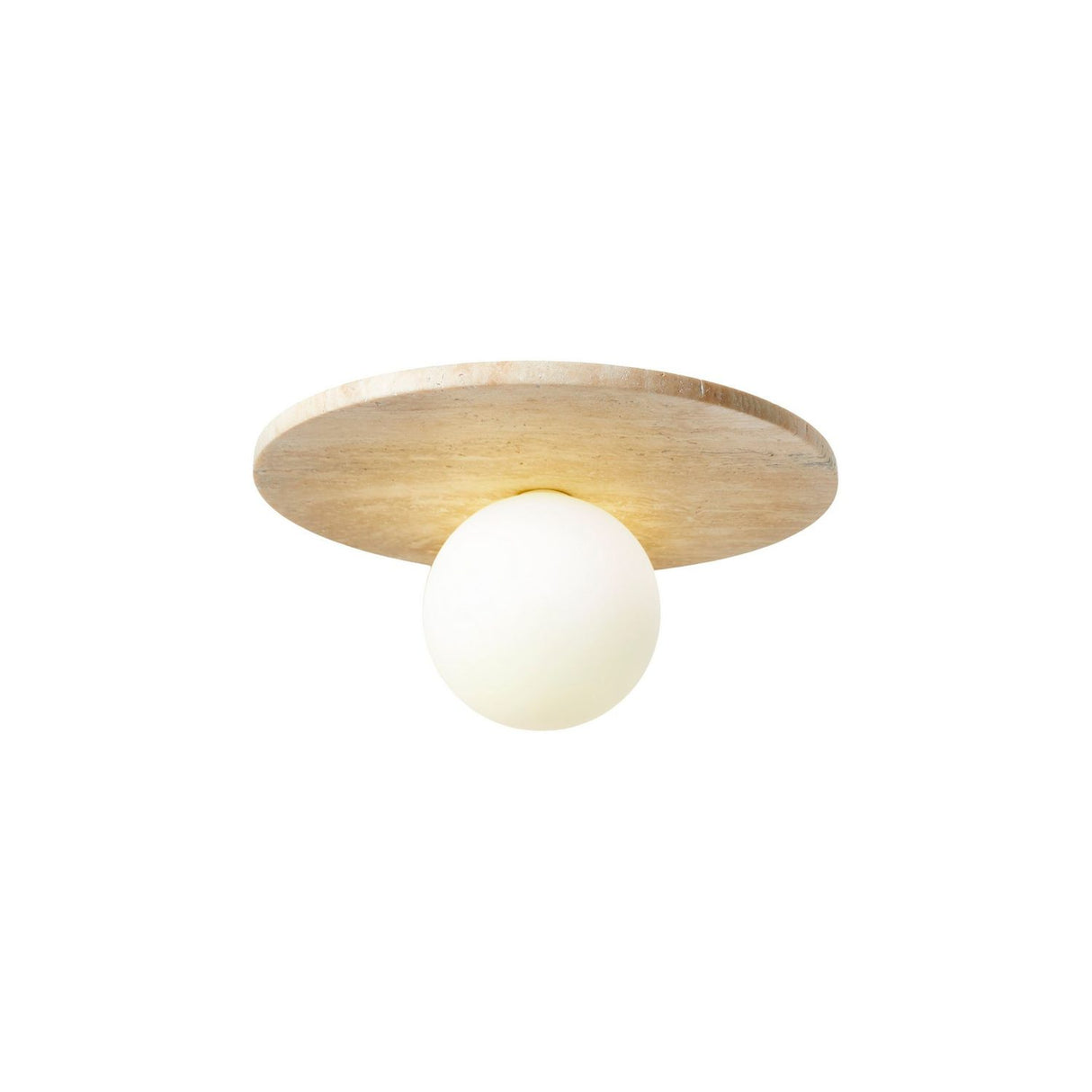 Tor-Tun (H 30 cm) Beige vit Ljuskrona