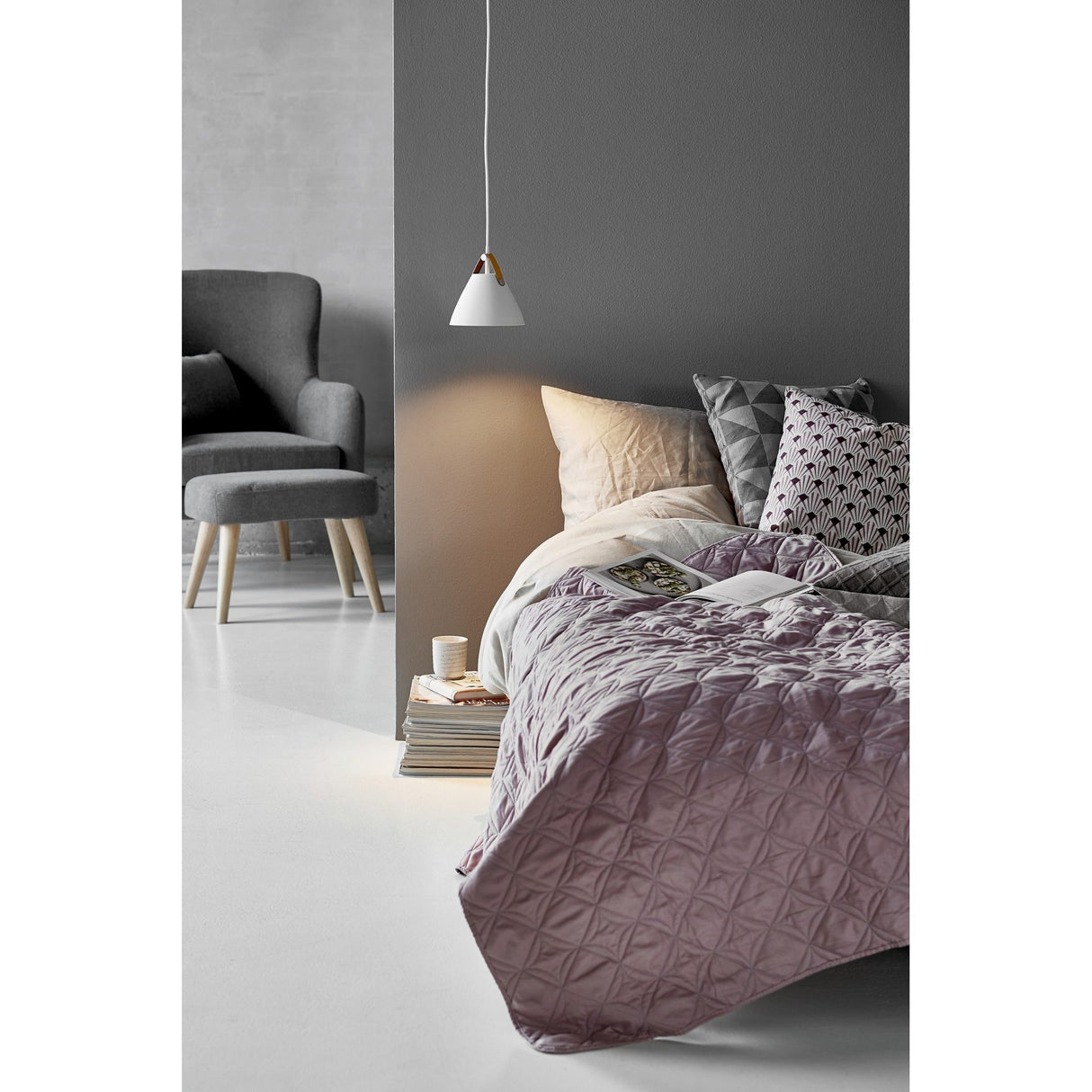 Strap Taklampa 16 cm, Vit