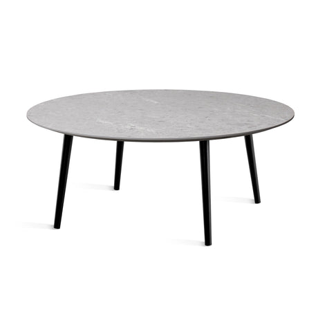 Miles Soffbord Ø 110 cm Sandstenslaminat, Fyra träben