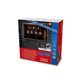 Gardin 7 stjärnor 77 amber LED multifunktion Ljusslinga Ute