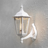 Firenze E27 Stor Vägglampa Ute Upp, Svart
