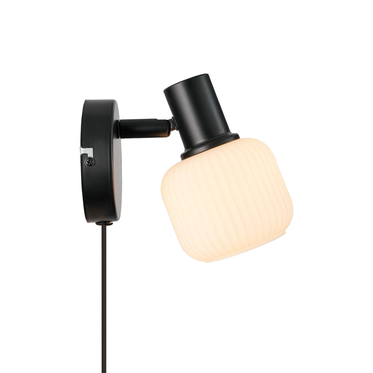 Milford Mini Svart Vägglampa