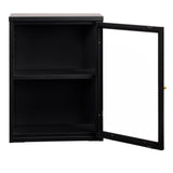 Milano Väggskåp 60 cm svart Glas