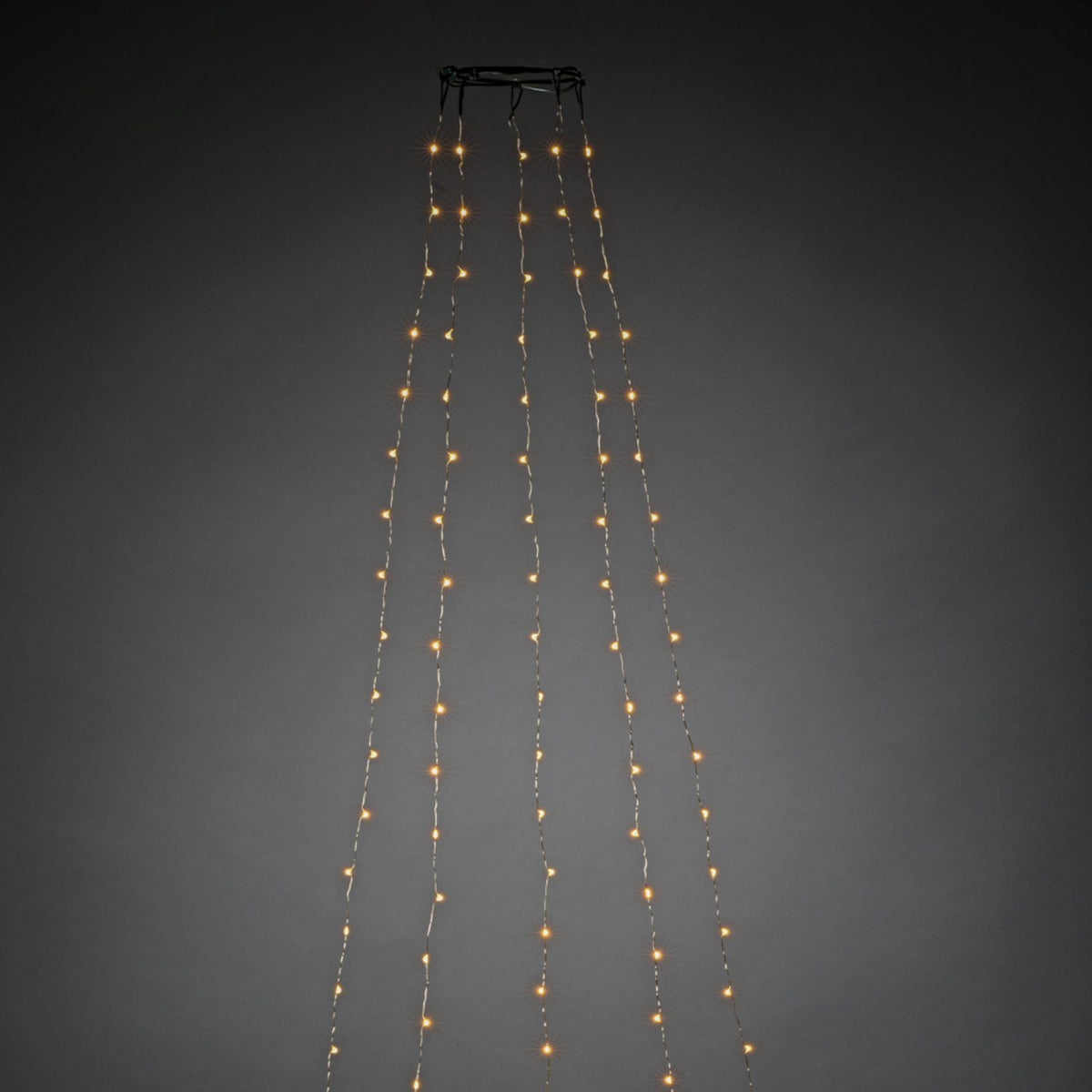 Slinga Frost Amber LED Appstyrd Julgransbelysning 180 cm, Silver