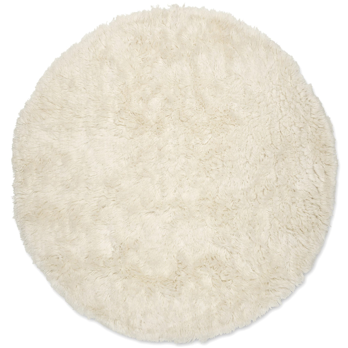 Cloudy Rund 160 cm Matta Naturvit