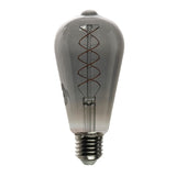 Glödlampa E27 SPIRAL-LED ST64 Glödlampa Rökfärgad