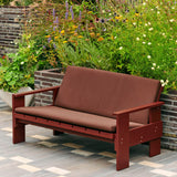 till Crate fåtölj 49 × 103 cm Vikbar dyna Iron red