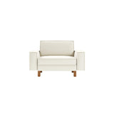 Wellington Loveseat (133 x 89 x 87 cm) 1-sitssoffa Mjölkskum valnöt