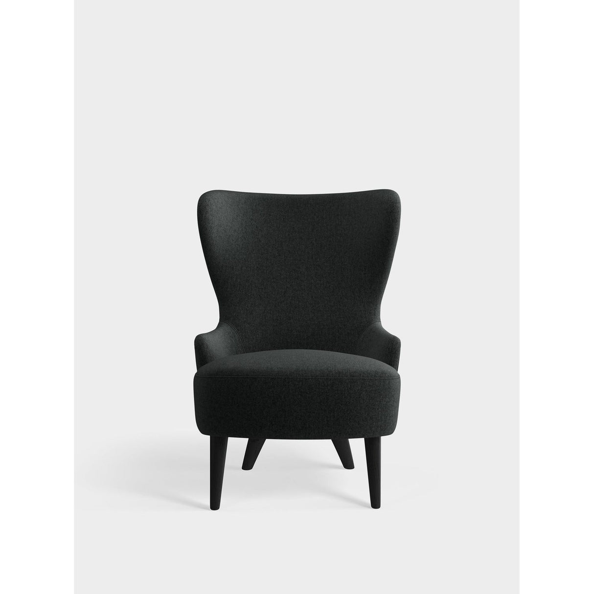 Wingback Micro Stol Melange Nap Dark Grey BL