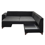 Harare (125 x 190 cm) Bäddsoffa, hörn Antracit, Höger