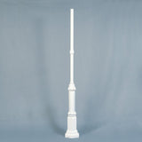 Hercules 263 cm Belysningsstolpe Vit