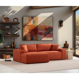 Nouméa Corner (260 x 78 x 170 cm) Hörnsoffbädd Orange, Vänster