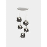 Melt Mini Rund Pendelsystem Silver