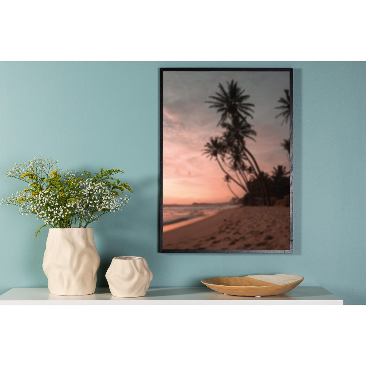Sommar Poster Rosa, 21 x 30 cm