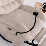 Ellie Electric Reclinerfåtölj Kräm