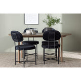 Andy, Stella Oval matgrupp Svart, Natur, 180 x 90