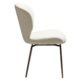 Glory Stol Svängbar Frosted Almond, Antique Brass