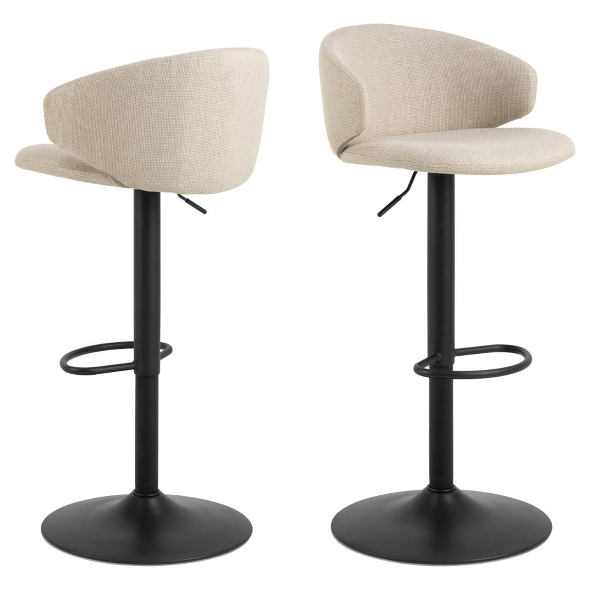 Ella Barstol Basel tyg Beige