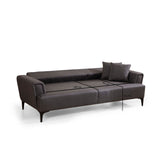 Jakarta (230 x 95 x 77 cm) 3-sits bäddsoffa Mörkgrå