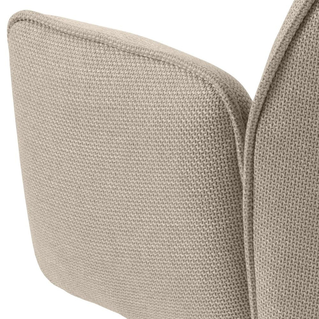 Bayonne Matstol med Armstöd Basel tyg Beige