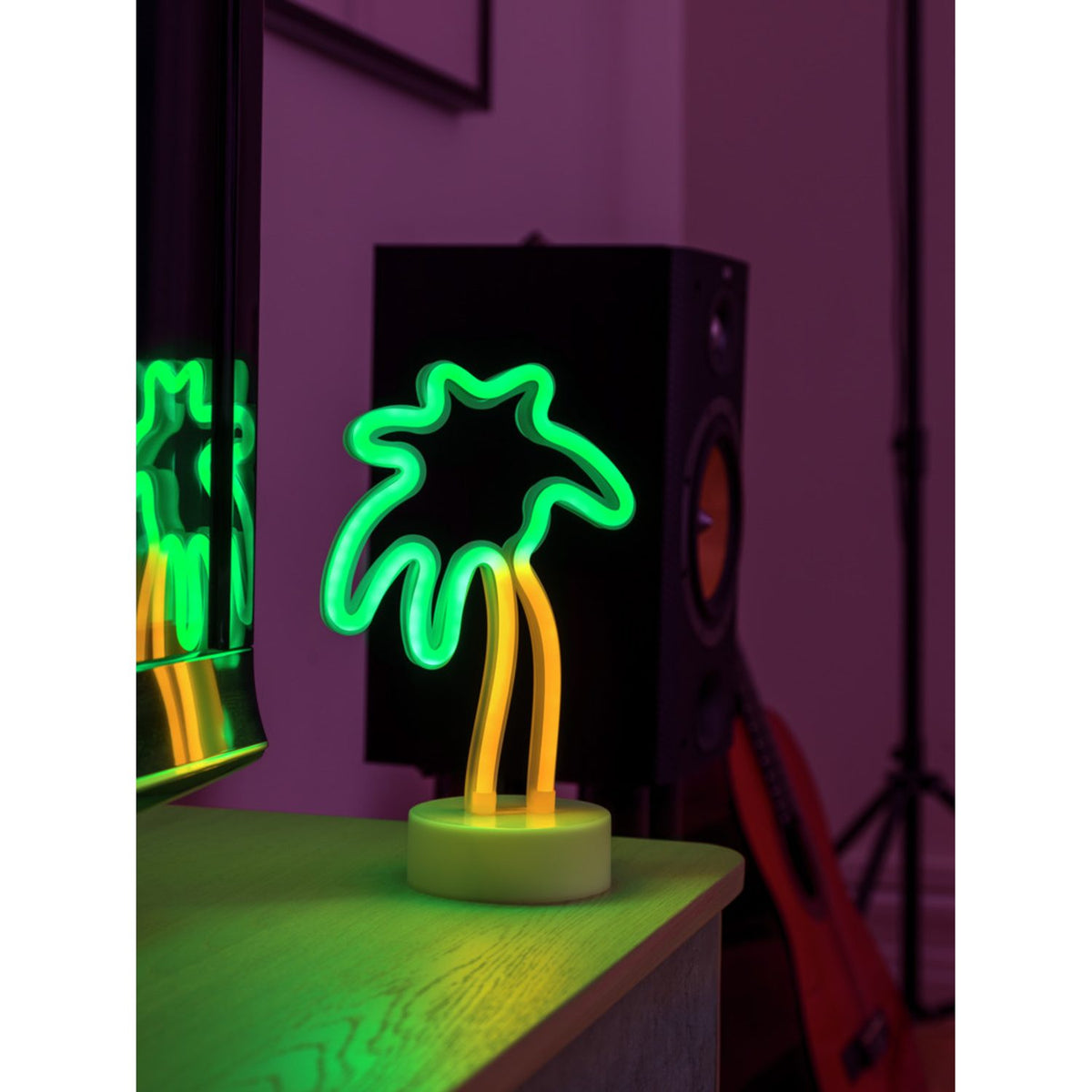 Palm med ljusslang LED Stående Ljusdekoration Inne