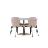 Lycke, Modesto Rund matgrupp Beige,Svart, Beige, ⌀110