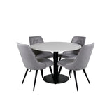 Razzia, Velvet Deluxe Rund matgrupp Vit
