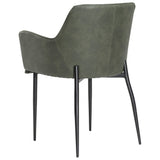 Rombo Stol Vintage Green Art.Leather