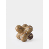 Jack Skulptur Forest Brown Marble