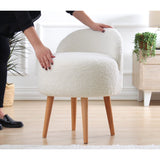 Suva (46 x 64 x 46 cm) Sittpuff Vit