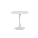 Hamden Runt matbord Vit, 80