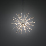 Dekorationsboll Spröt LED 40 cm Julstjärna Utomhus Vit
