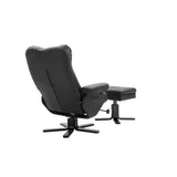 Sven Fåtölj med recliner Svart