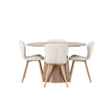 Lanzo, Lilja Rund matgrupp Beige, Natur, Natur, ⌀120