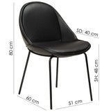 Arch Stol Vintage Black, Black