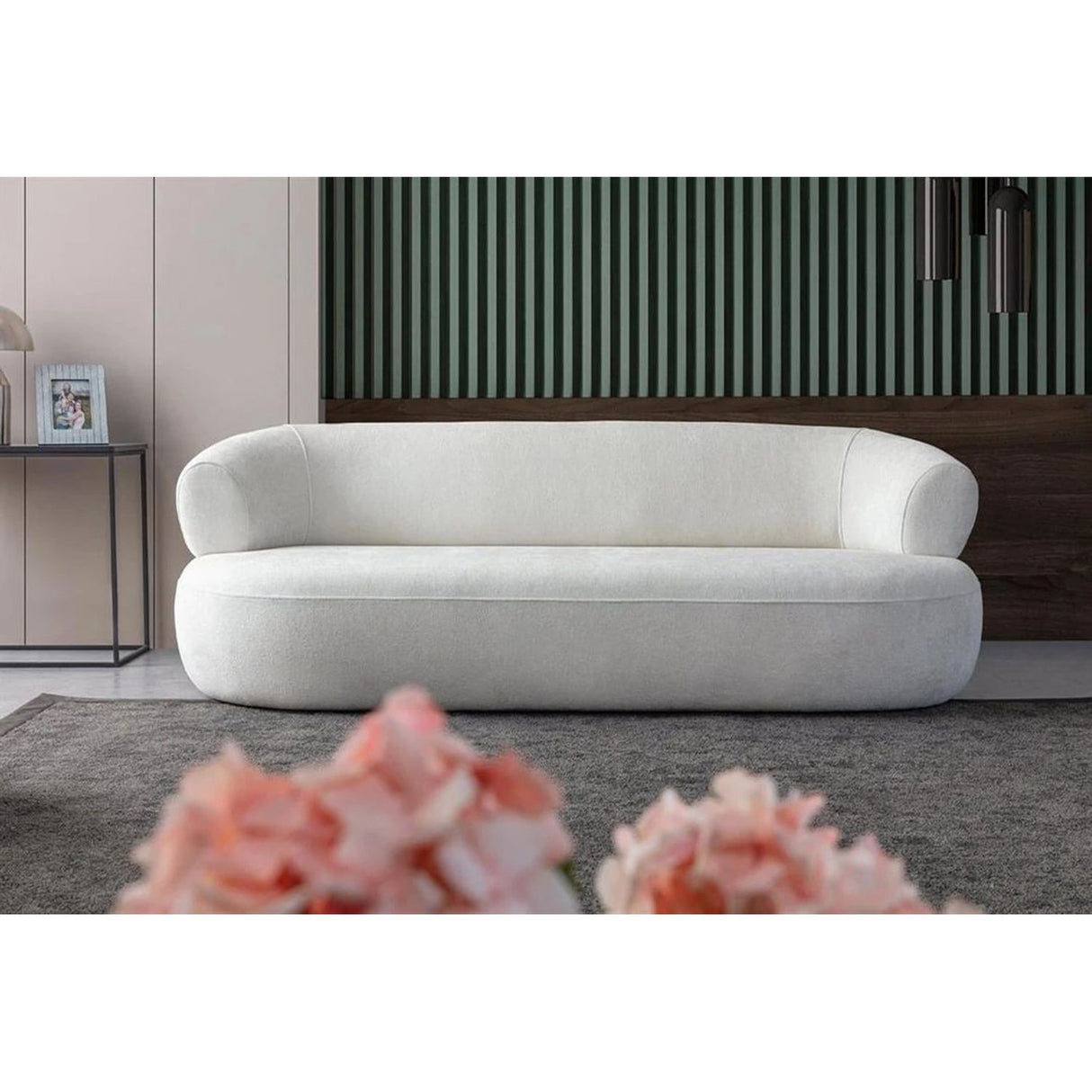 Quadra 3-sits soffa Vit