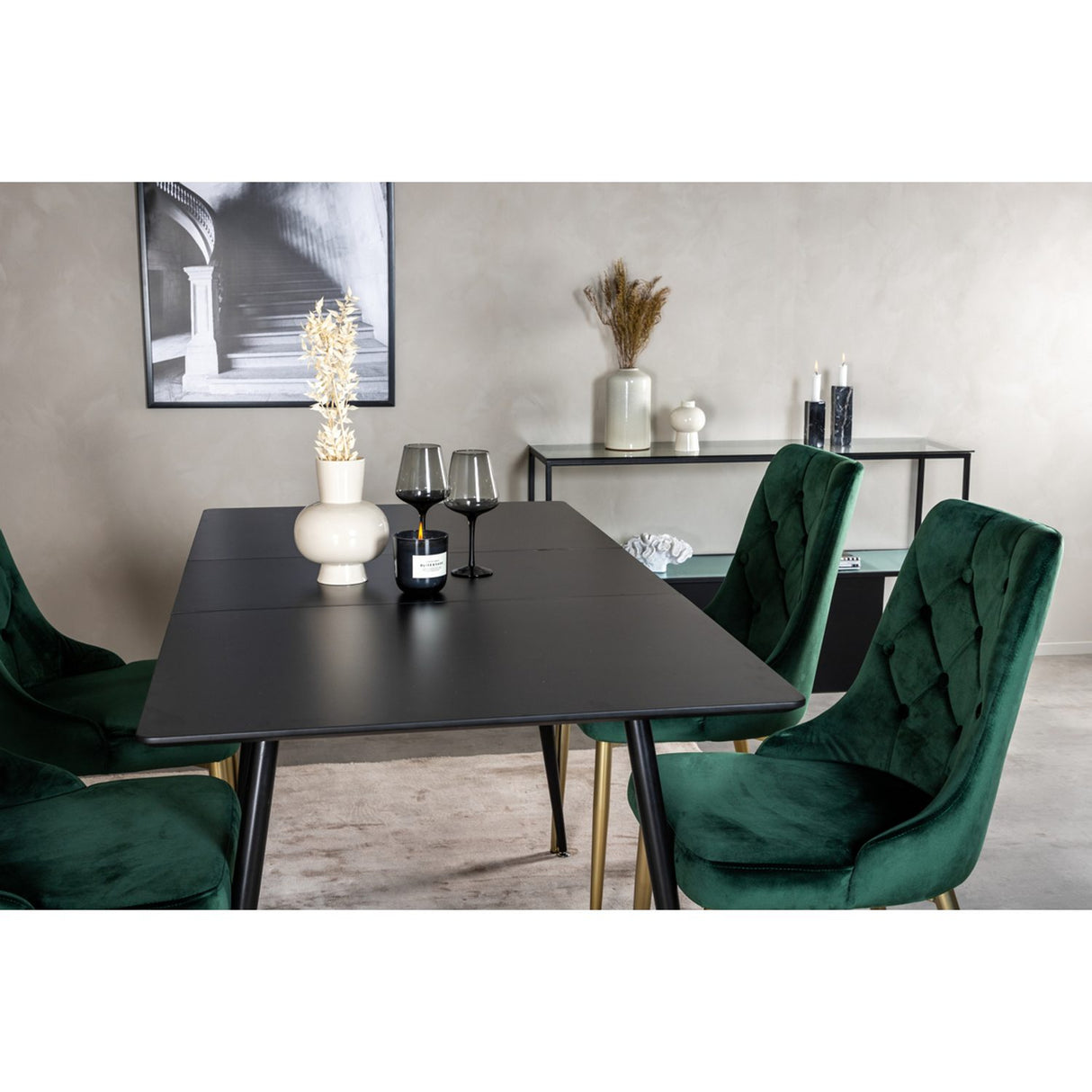 Silar, Velvet Deluxe Rektangulär matgrupp