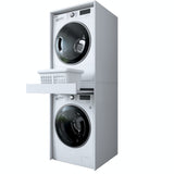 Brno (66,6 x 189 x 65 cm) Vit Badrumsskåp