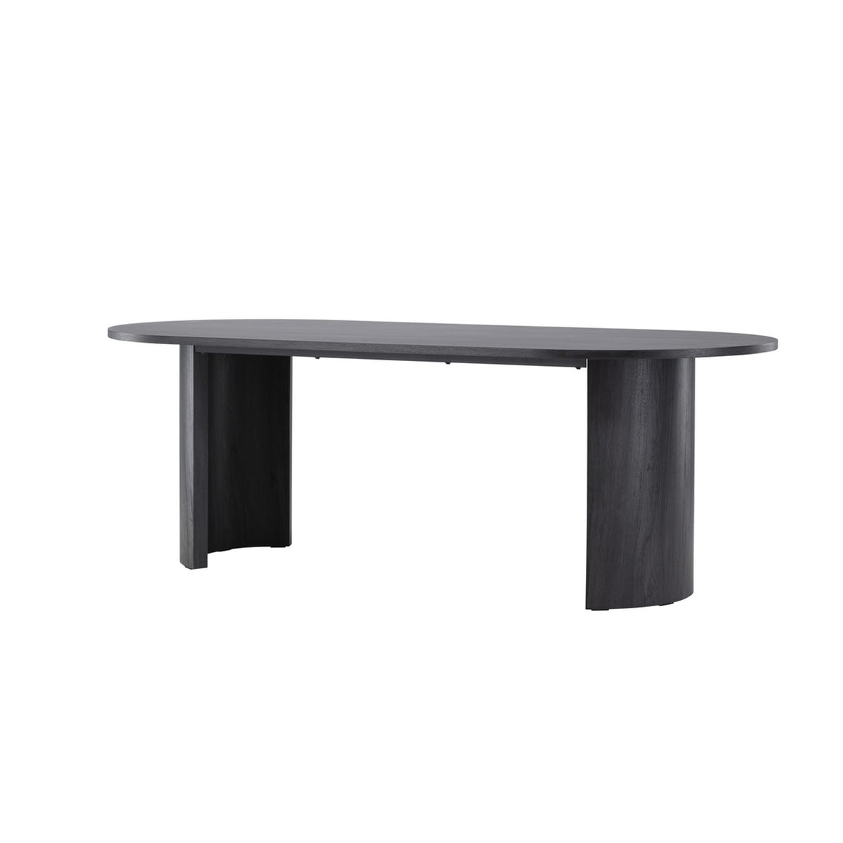 Grundsund Rektangulärt matbord Svart, 220 x 100 x 75